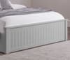 Maine Grey Wooden Ottoman Bed Frame