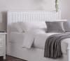 Maine White Wooden Ottoman Bed Frame