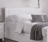 Maine Surf White Wooden Ottoman Bed Frame