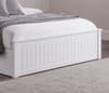 Maine White Wooden Ottoman Bed Frame