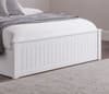 Maine Surf White Wooden Ottoman Bed Frame