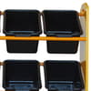 JCB Yellow Children's Digger 9 Bin Storage Unit