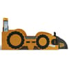 JCB Yellow Children's Digger Toddler Bed