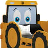 JCB Yellow Children's Digger Toddler Bed