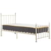 Jessica Cream Metal Bed Frame - 3ft Single