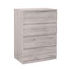 Jupiter Grey Oak 4 Drawer Chest