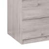 Jupiter Grey Oak 4 Drawer Chest