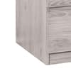 Jupiter Grey Oak 2 Drawer Bedside Table