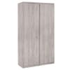 Jupiter Grey Oak 2 Door Wardrobe