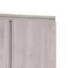 Jupiter Grey Oak 2 Door Wardrobe