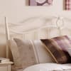 Katrina Stone White Metal Bed