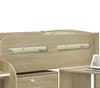 Kimbo Oak Mid Sleeper Cabin Bed