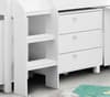 Kimbo Cabin White Bed Frame - 3ft Single