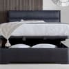 Kirkby Slate Grey Fabric Ottoman Storage Bed