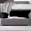 Kirkby Light Grey Fabric Ottoman Storage Bed
