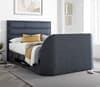 Kirkley Slate Grey Fabric Ottoman TV Bed