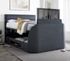 Kirkley Slate Grey Fabric Ottoman TV Bed