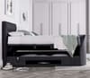 Kirkley Slate Grey Fabric Ottoman TV Bed
