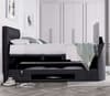 Kirkley Slate Grey Fabric Ottoman TV Bed