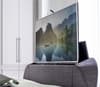 Kirkley Slate Grey Fabric Ottoman TV Bed