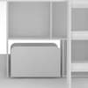 Kudl White Mid Sleeper & Desk, Bookcase & Toybox