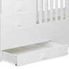 Kudl 1200 Combi White Wooden 4-in-1 Cot Bed