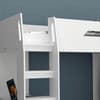 Kudl White Wooden High Sleeper