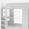 Kudl White Wooden High Sleeper