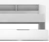 Kudl White Wooden Day Bed with Underbed Trundle