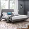 Kyoto Grey Fabric Bed