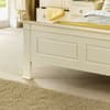 La Rochelle Stone White Wooden Bed