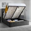 Langham Grey Velvet Ottoman Storage Bed