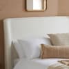 Lanis Cream Fabric Ottoman Storage Bed