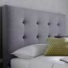 Lannister Light Grey Fabric Electric TV Bed