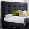 Lannister Slate Grey Fabric Electric TV Bed