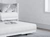 Leaf White Metal Guest Bed