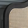 Leonie Black Rattan Wooden Bed