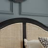 Leonie Black Rattan Wooden Bed