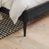 Leonie Black Rattan Wooden Bed