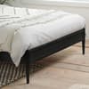 Leonie Black Rattan Wooden Bed