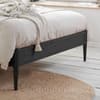Leonie Black Rattan Wooden Bed