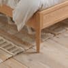 Leonie Rattan Oak Wooden Bed Frame