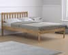 Lisbon Waxed Pine Wooden Bed