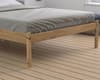 Lisbon Waxed Pine Wooden Bed