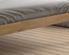 Lisbon Waxed Pine Wooden Bed