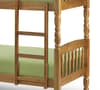 Lincoln Antique Solid Pine Wooden Bunk Bed Frame - 2ft6 Small Single