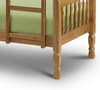 Lincoln Antique Solid Pine Wooden Bunk Bed Frame - 3ft Single