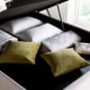 Lindisfarne Stone Grey Fabric Ottoman Storage Bed