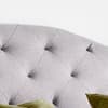 Lindisfarne Stone Grey Fabric Ottoman Storage Bed