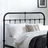 Logan Black Metal Bed